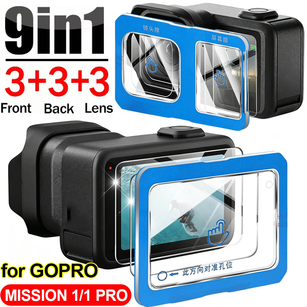 9H Tempered Glass for GOPRO MI - Screen Alignment Tool 评论和价格