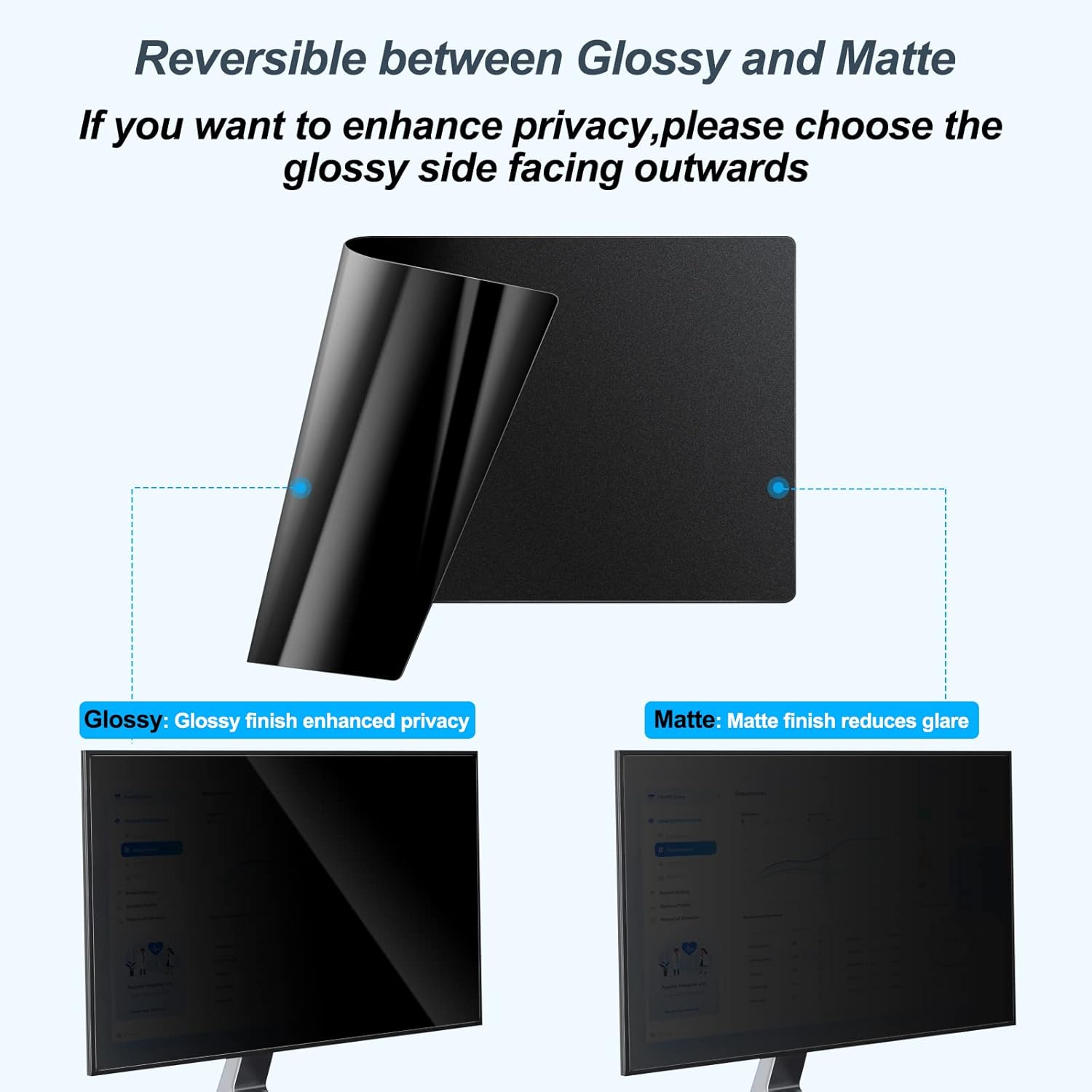2 Pack 24 Inch Computer Privac - Privacy Filter 2Pack 评论和价格