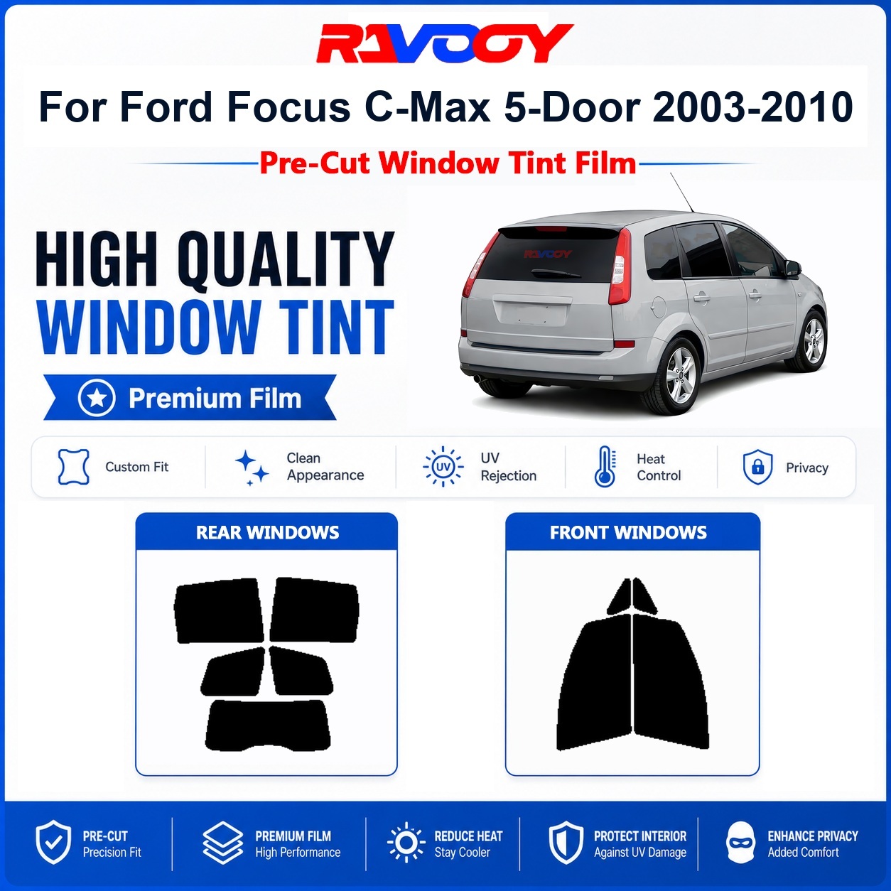 Premium Pre-Cut Window Tint Fo - Privacy Screen Protector 评论和价格