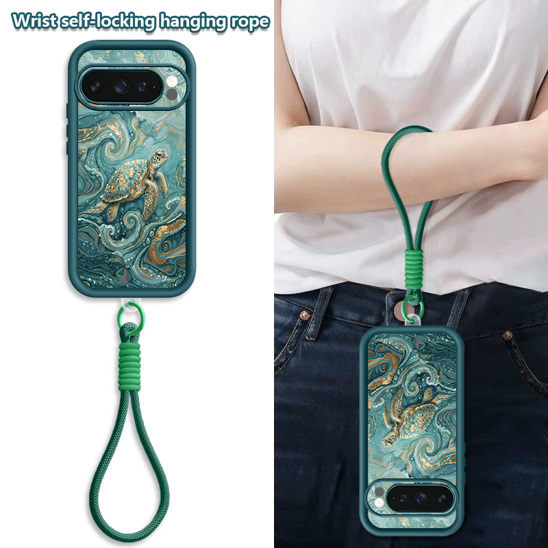 Sea Turtle Print Wrist Strap L - Google Pixel 9 评论和价格