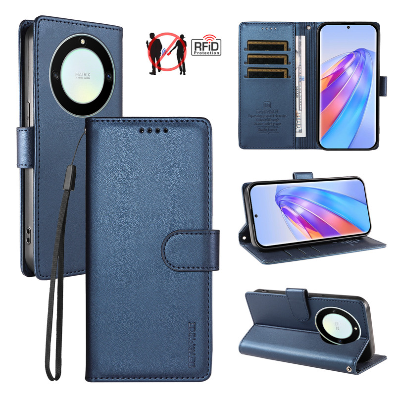 Anti-theft Leather Flip Wallet - Huawei Nova 12 评论和价格