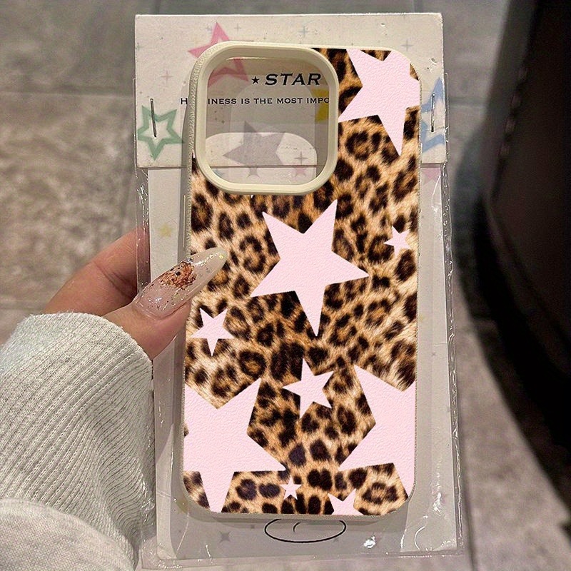 Pink Star Leopard Print TPU Pa - Apple Iphone 15 Pro Max 评论和价格