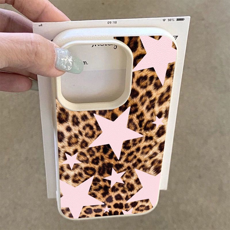 Pink Star Leopard Print TPU Pa - Apple Iphone 15 Pro Max 评论和价格