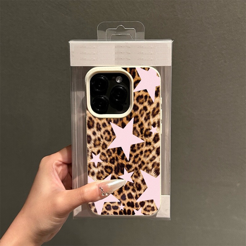 Pink Star Leopard Print TPU Pa - Apple Iphone 15 Pro Max 评论和价格