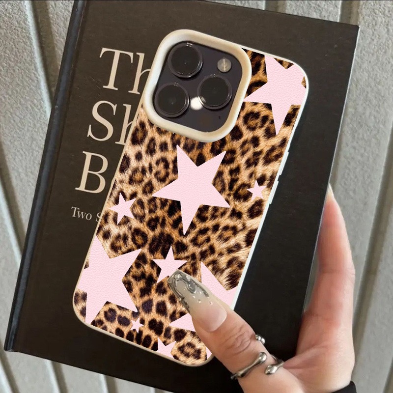 Pink Star Leopard Print TPU Pa - Apple Iphone 15 Pro Max 评论和价格