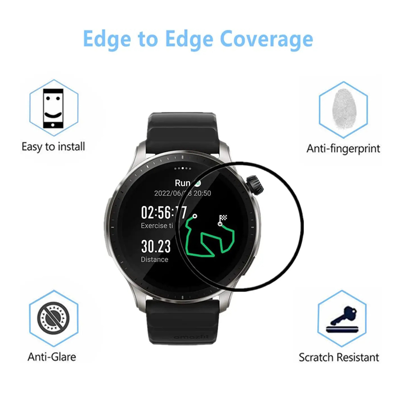 For Amazfit GTR 4 Screen Prote - Smartwatch Screen Film 评论和价格