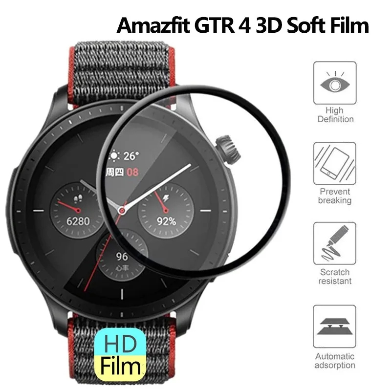 For Amazfit GTR 4 Screen Prote - Smartwatch Screen Film 评论和价格