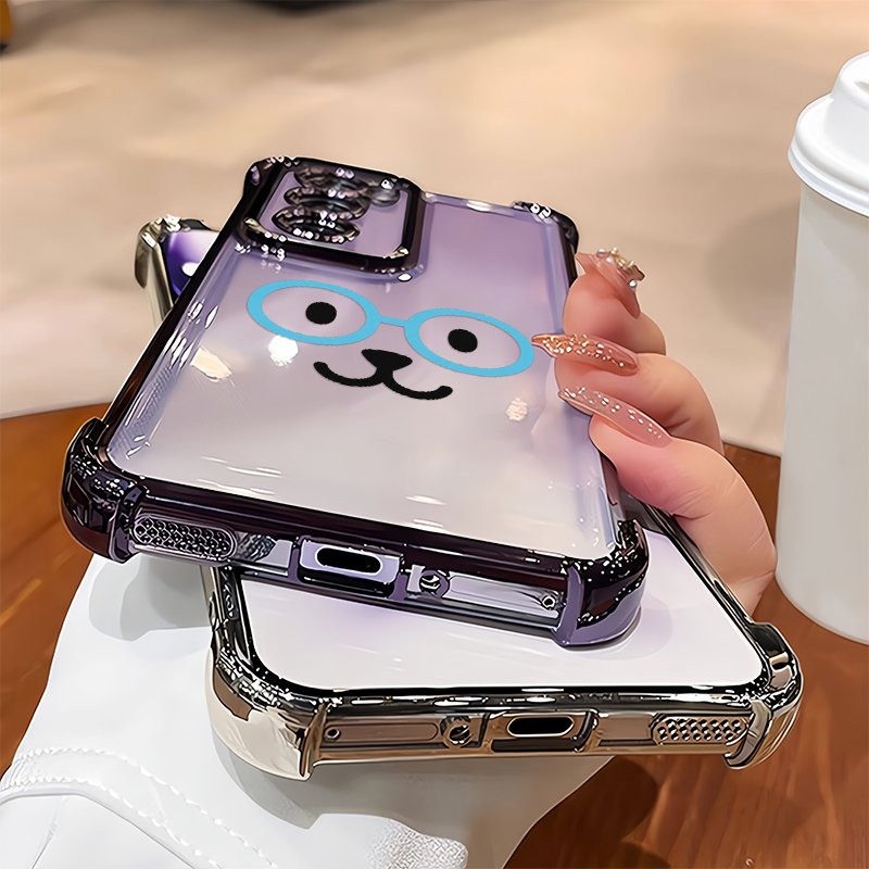 Graffiti Cute Blue Glasses Pho - Oppo A78 评论和价格